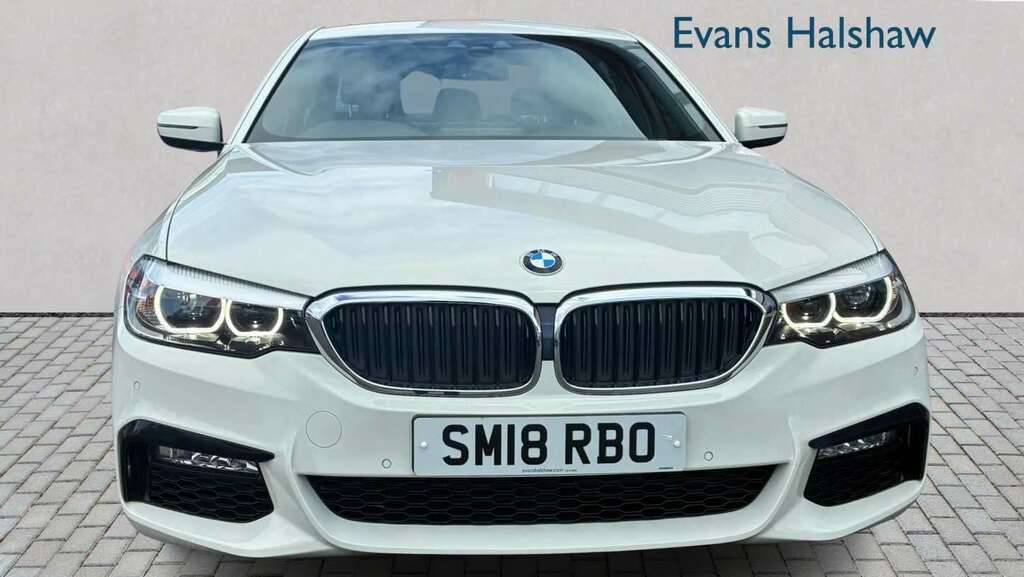 BMW 5 Series 520D M Sport 2018 SM18RBO White #5
