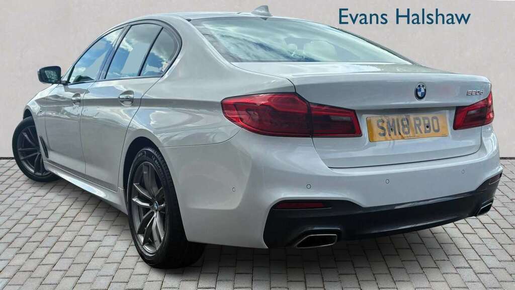 BMW 5 Series 520D M Sport 2018 SM18RBO White #3