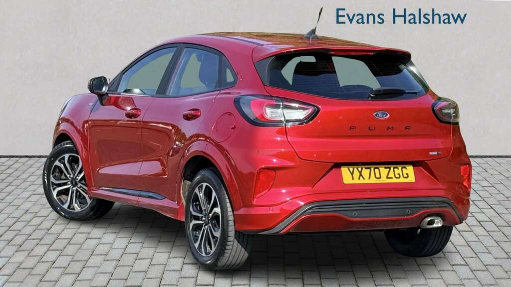 Ford Puma 1.0 Ecoboost Hybrid Mhev St-line 2020 YX70ZGG Red #2