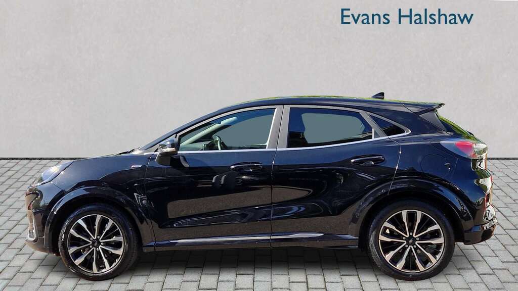 Ford Puma 1.0 Ecoboost Hybrid Mhev 155 St-line Vignale 2 ML23LKX Black #4