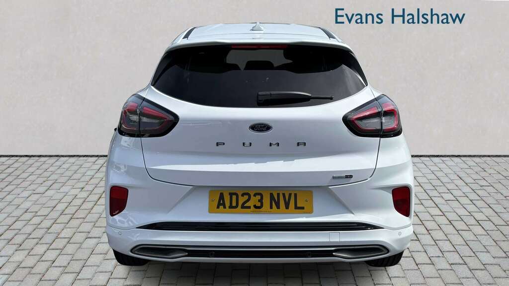 Ford Puma 1.0 Ecoboost Hybr Mhev 155 St-line Vignale Dct AD23NVL White #5
