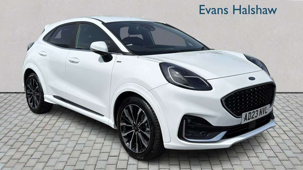 Ford Puma 1.0 Ecoboost Hybr Mhev 155 St-line Vignale Dct White