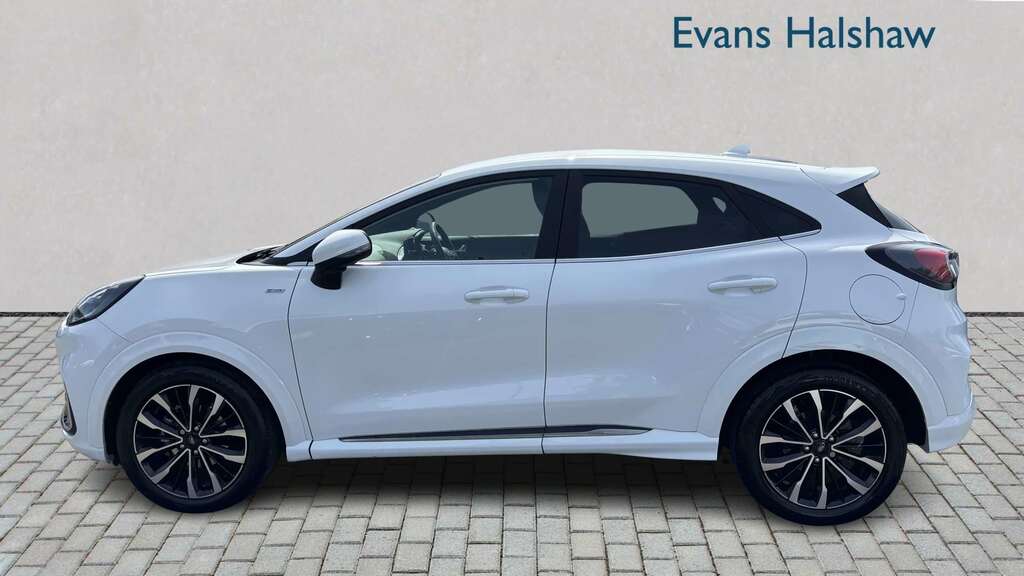 Ford Puma 1.0 Ecoboost Hybr Mhev 155 St-line Vignale Dct AD23NVL White #3