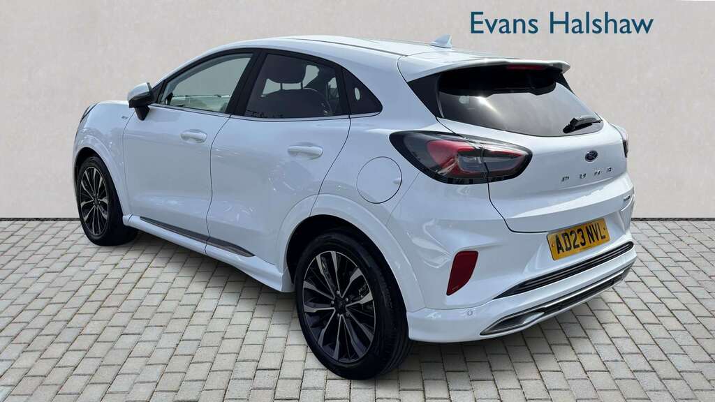 Ford Puma 1.0 Ecoboost Hybr Mhev 155 St-line Vignale Dct AD23NVL White #2
