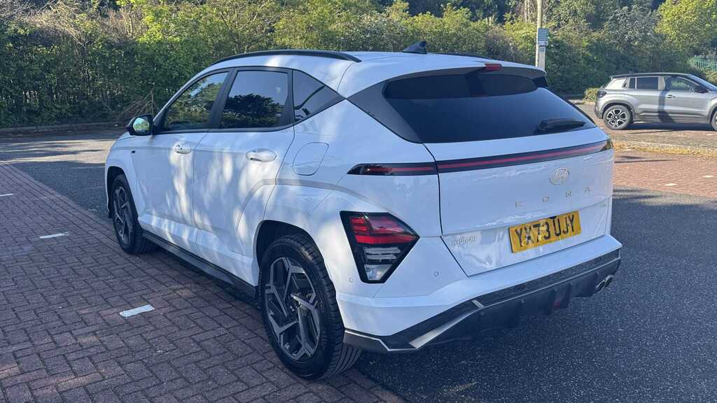 Hyundai Kona 1.6 Gdi Hybrid N Line S Dct 2023 YX73UJY White #4