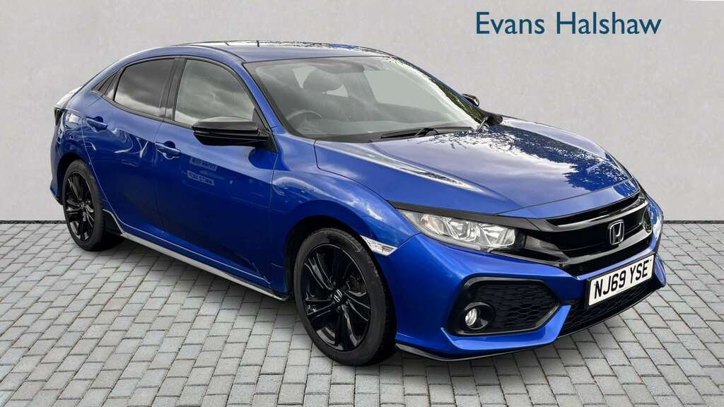 Honda Civic 1.0 Vtec Turbo 126 Sport Line 2019 NJ69YSE Blue