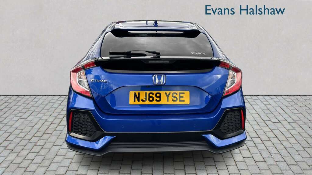 Honda Civic 1.0 Vtec Turbo 126 Sport Line 2019 NJ69YSE Blue #5