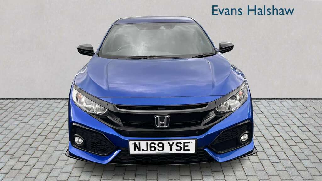 Honda Civic 1.0 Vtec Turbo 126 Sport Line 2019 NJ69YSE Blue #4