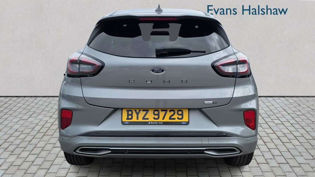 Ford Puma 1.0 Ecoboost Hybrid Mhev 155 St-line Vignale 2 BYZ9729 Silver #4