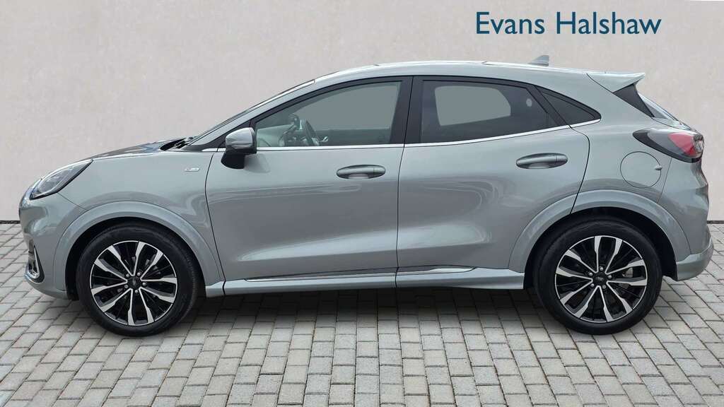Ford Puma 1.0 Ecoboost Hybrid Mhev 155 St-line Vignale 2 BYZ9729 Silver #3
