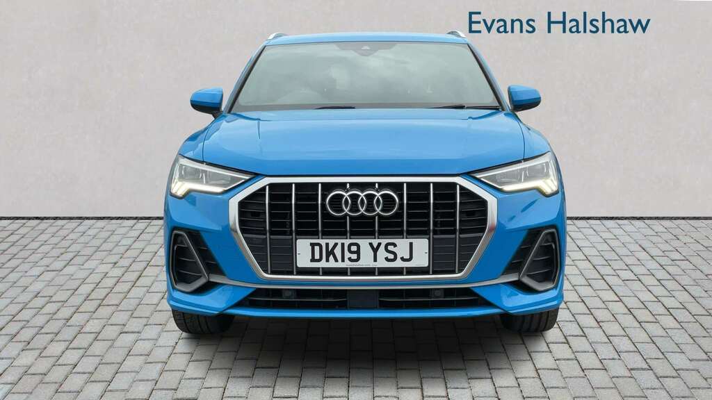 Audi Q3 35 Tfsi S Line S Tronic 2019 DK19YSJ Blue #4