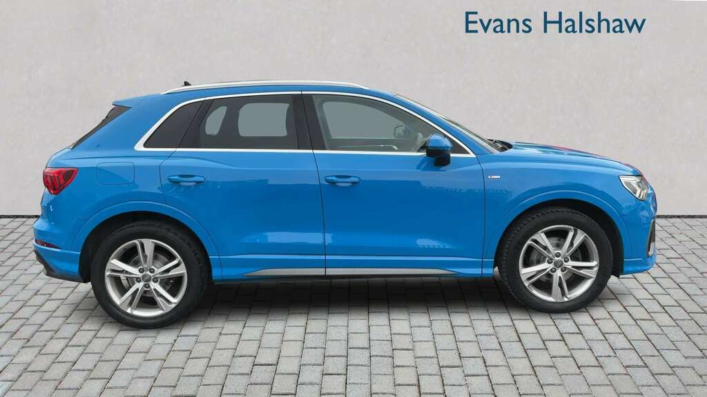 Audi Q3 35 Tfsi S Line S Tronic 2019 DK19YSJ Blue #3