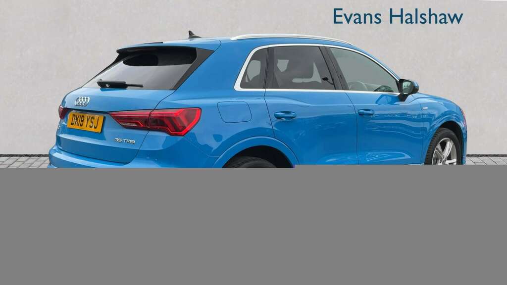 Audi Q3 35 Tfsi S Line S Tronic 2019 DK19YSJ Blue #2