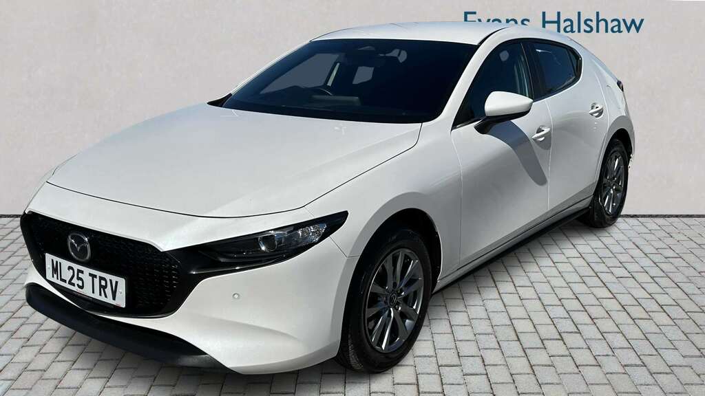 Mazda 3 2.5 E-skyactiv G Mhev 140 Centre-line 2025 ML25TRV White #3