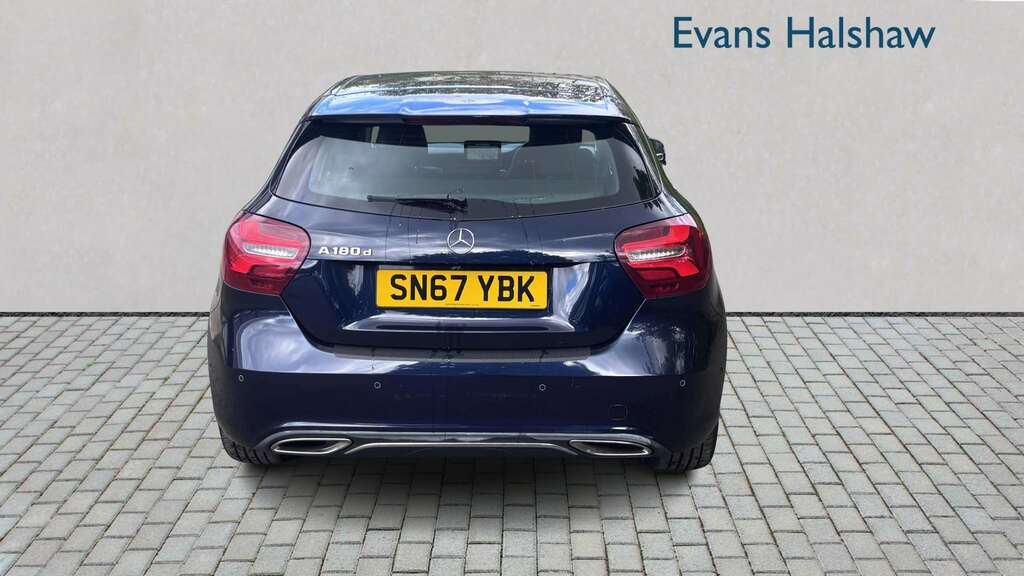 Mercedes-Benz A Class A180d Sport Premium 2017 SN67YBK Blue #3