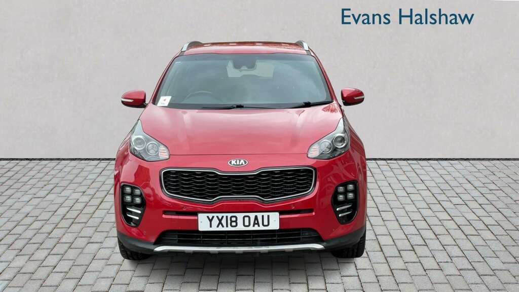 Kia Sportage 1.6T Gdi Gt-line 2018 YX18OAU Red #5