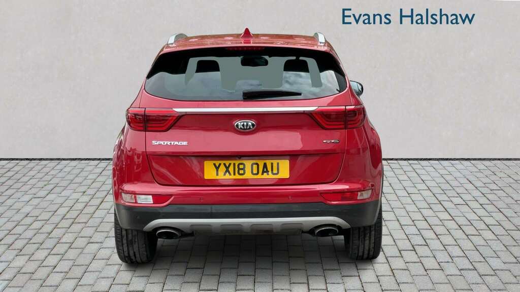 Kia Sportage 1.6T Gdi Gt-line 2018 YX18OAU Red #4