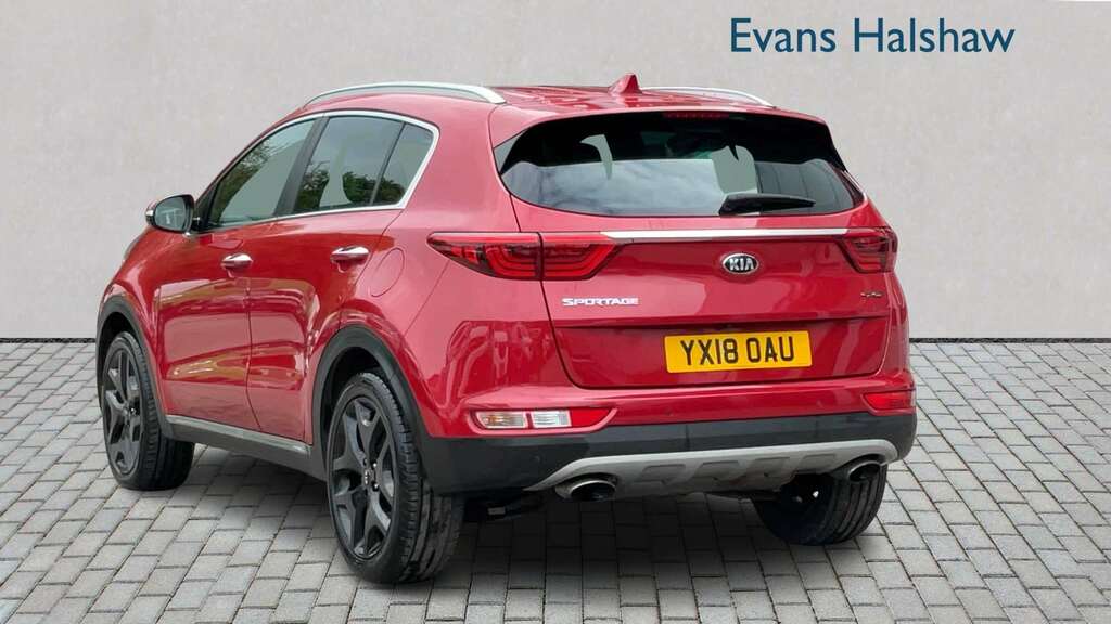 Kia Sportage 1.6T Gdi Gt-line 2018 YX18OAU Red #2