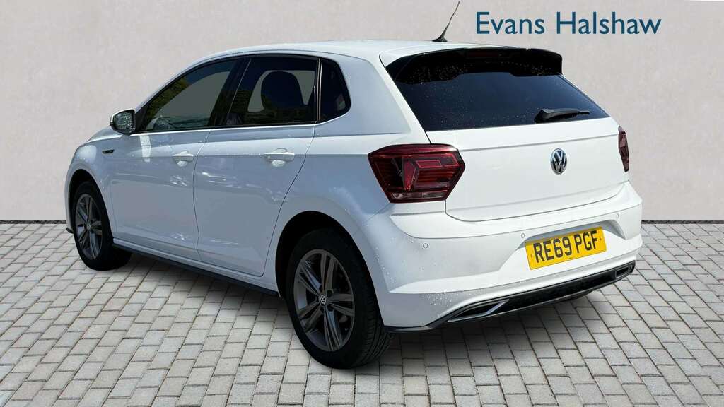 Volkswagen Polo 1.0 Tsi 115 R-line 2019 RE69PGF White #2