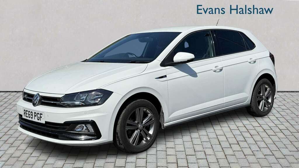 Volkswagen Polo 1.0 Tsi 115 R-line 2019 RE69PGF White #4