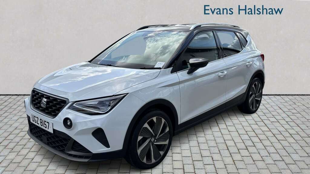 Seat Arona 1.0 Tsi 110 Fr Sport Dsg 2021 UGZ8157 White #6