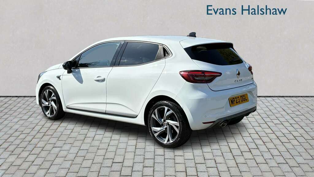 Renault Clio 1.0 Tce 90 Rs Line 2023 WP23OGL White #5