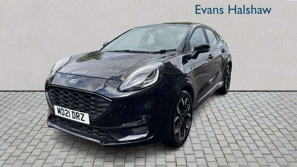 Ford Puma 1.0 Ecoboost Hybrid Mhev St-line X 2021 MD21DRZ Black #3