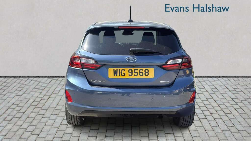 Ford Fiesta 1.0 Ecoboost Hbd Mhev 125 Titanium X 2023 WIG9568 Blue #4