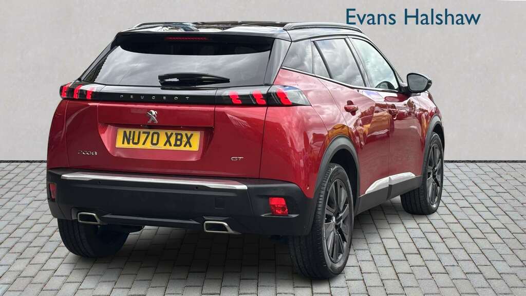 Peugeot 2008 1.2 Puretech 155 Gt Eat8 2020 NU70XBX Red #5