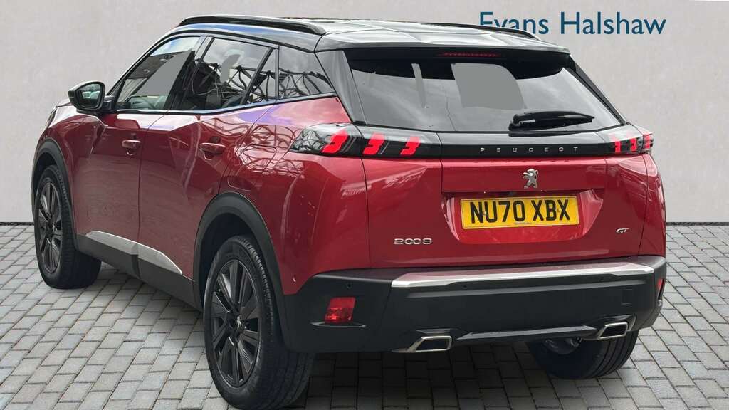 Peugeot 2008 1.2 Puretech 155 Gt Eat8 2020 NU70XBX Red #3