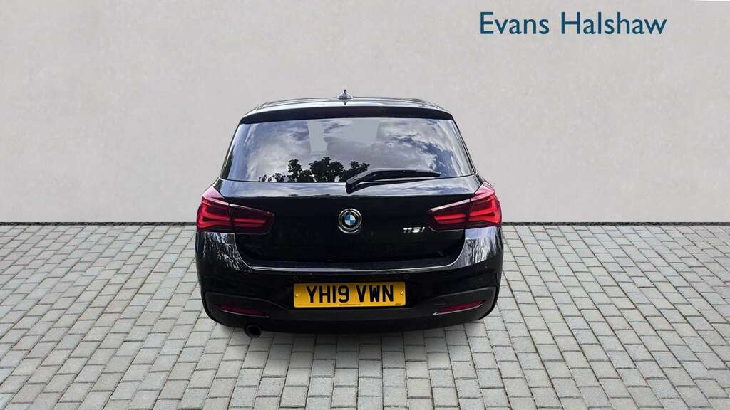 BMW 1 Series 118I 1.5 M Sport Shadow Ed Step 2019 YH19VWN Black #4