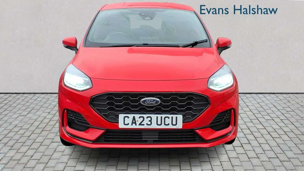 Ford Fiesta 1.0 Ecoboost Hybrid Mhev 125 St-line 2023 CA23UCU Red #4