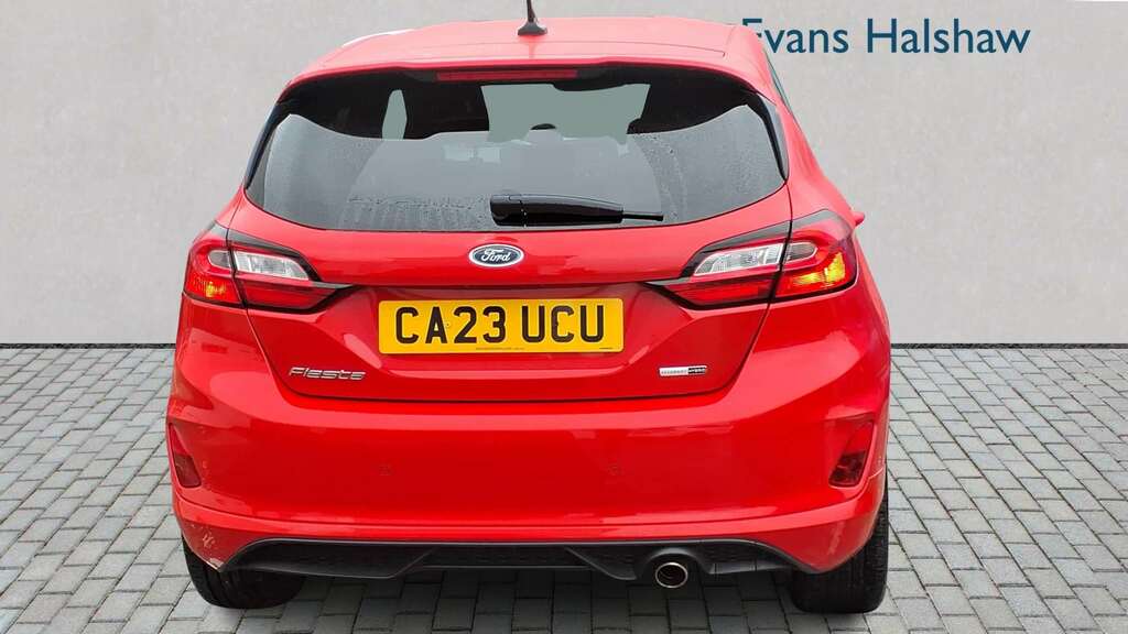 Ford Fiesta 1.0 Ecoboost Hybrid Mhev 125 St-line 2023 CA23UCU Red #5