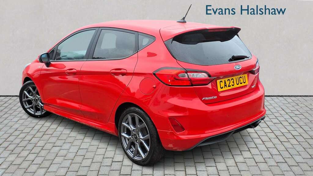 Ford Fiesta 1.0 Ecoboost Hybrid Mhev 125 St-line 2023 CA23UCU Red #2