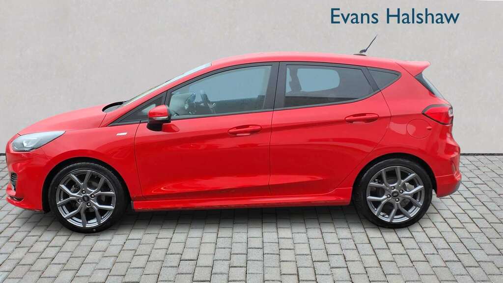 Ford Fiesta 1.0 Ecoboost Hybrid Mhev 125 St-line 2023 CA23UCU Red #3