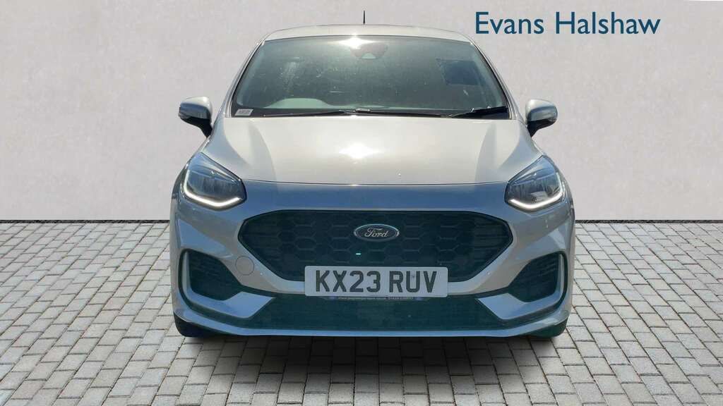 Ford Fiesta 1.0 Ecoboost Hybrid Mhev 125 St-line X 2023 KX23RUV Silver #4