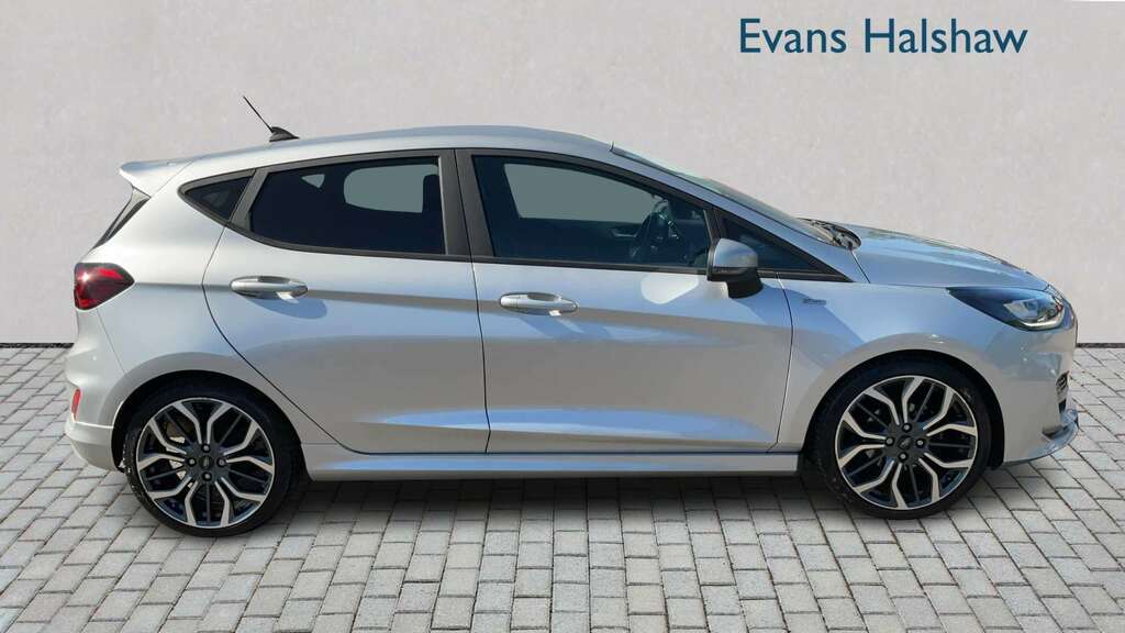 Ford Fiesta 1.0 Ecoboost Hybrid Mhev 125 St-line X 2023 KX23RUV Silver #3
