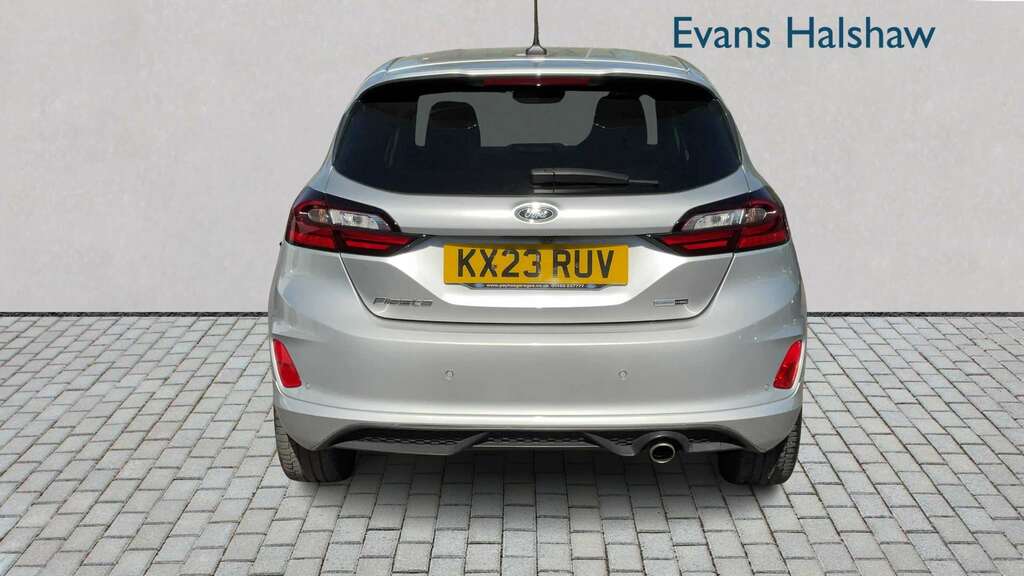 Ford Fiesta 1.0 Ecoboost Hybrid Mhev 125 St-line X 2023 KX23RUV Silver #5