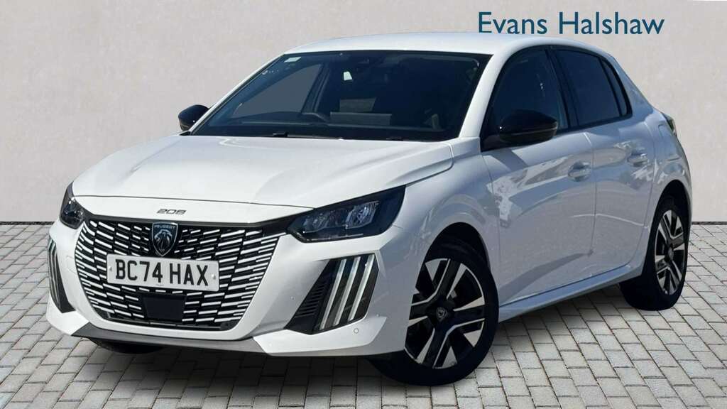 Peugeot 208 1.2 Puretech 100 Allure 2025 BC74HAX White #6