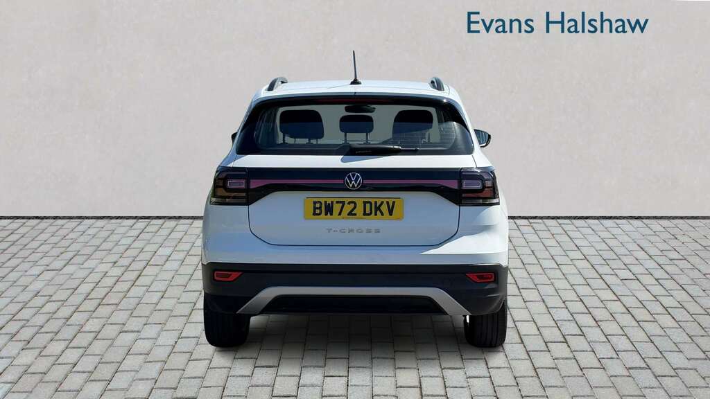 Volkswagen T-Cross 1.0 Tsi Se 2023 BW72DKV White #5
