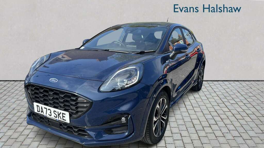 Ford Puma 1.0 Ecoboost Hybrid Mhev St-line 2024 DA73SKE Blue #3
