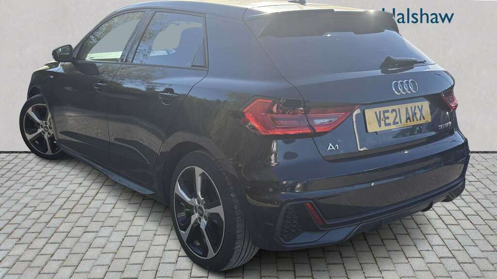 Audi A1 30 Tfsi 110 S Line 2021 VE21AKX Black #3