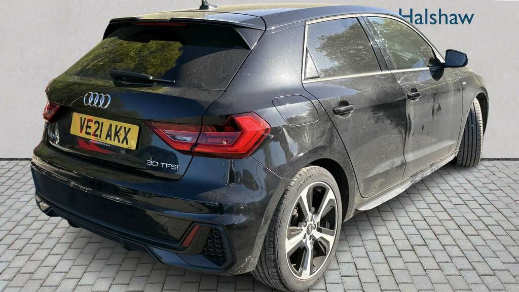 Audi A1 30 Tfsi 110 S Line 2021 VE21AKX Black #4
