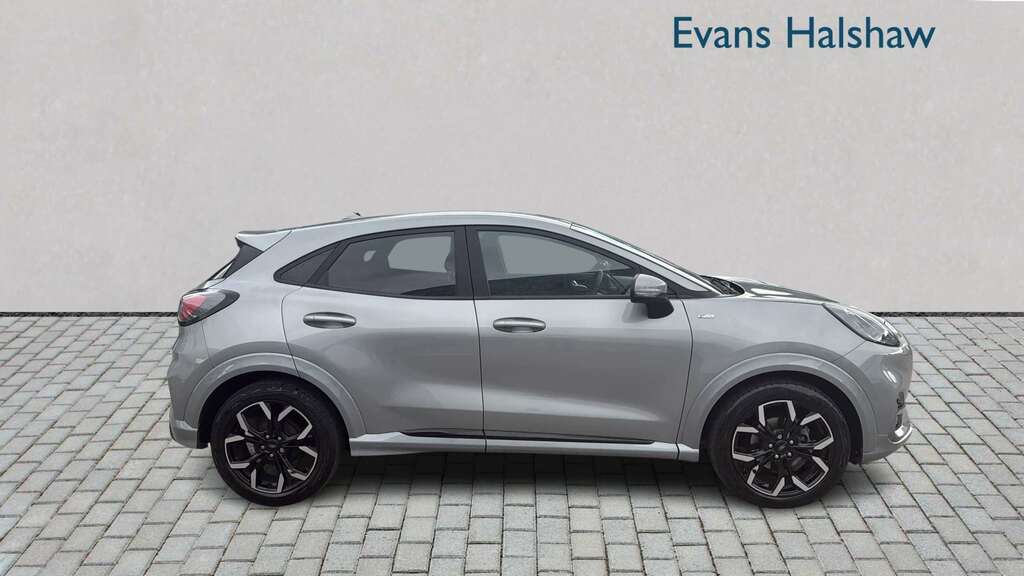 Ford Puma 1.0 Ecoboost Hybrid Mhev St-line X 2023 KE72GYZ Silver #3
