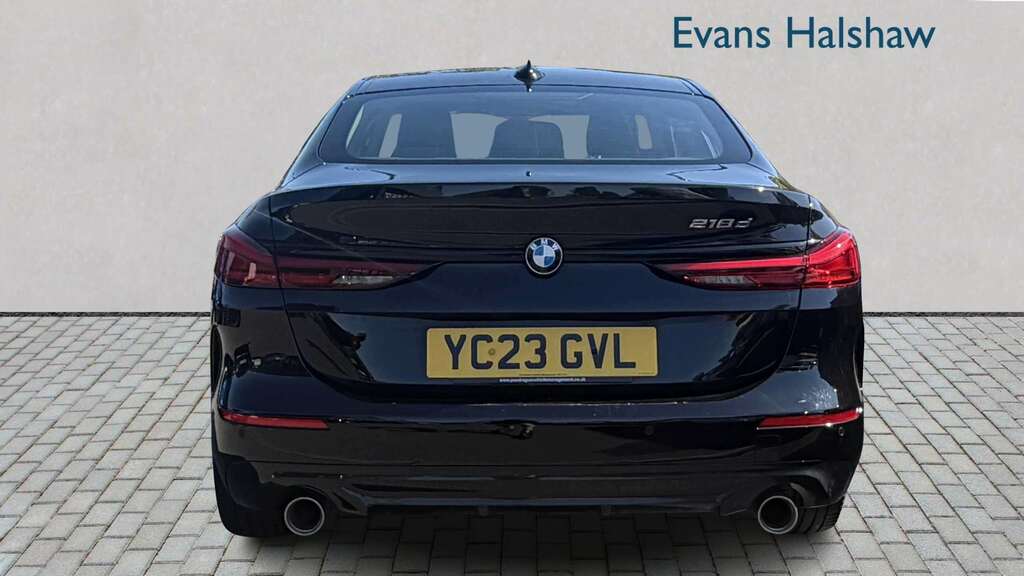 BMW 2 Series 218D Sport Live Cockpit Prof 2023 YC23GVL Black #6