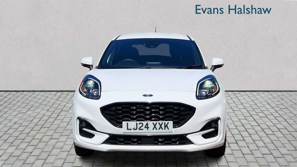Ford Puma 1.0 Ecoboost Hybrid Mhev St-line Dct 2024 LJ24XXK White #2