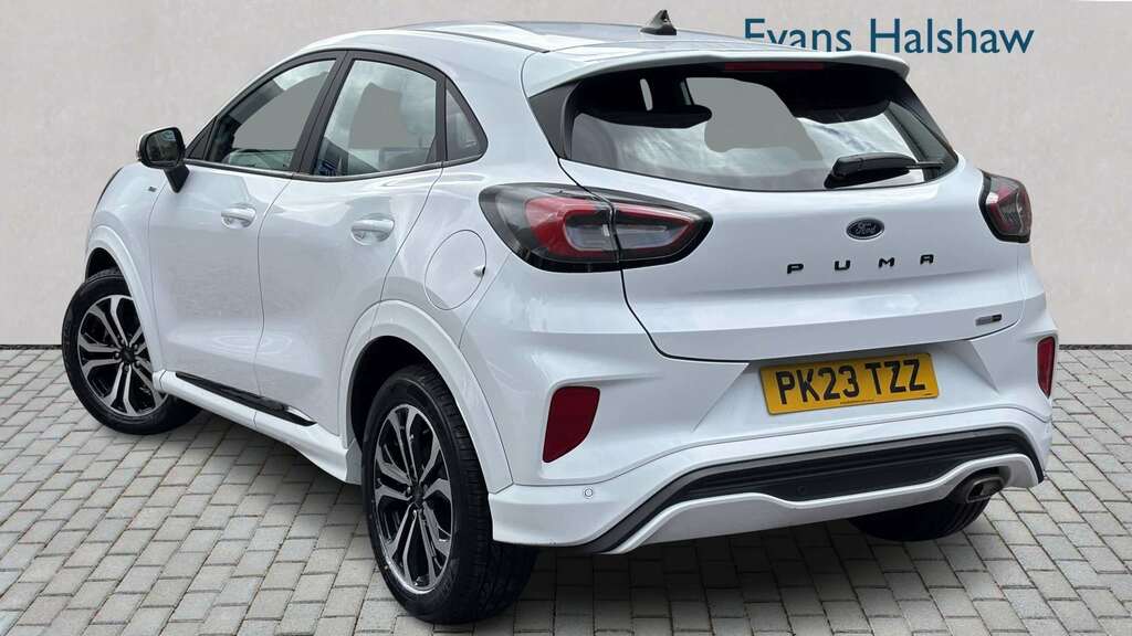 Ford Puma 1.0 Ecoboost Hybrid Mhev St-line Dct 2023 PK23TZZ White #3