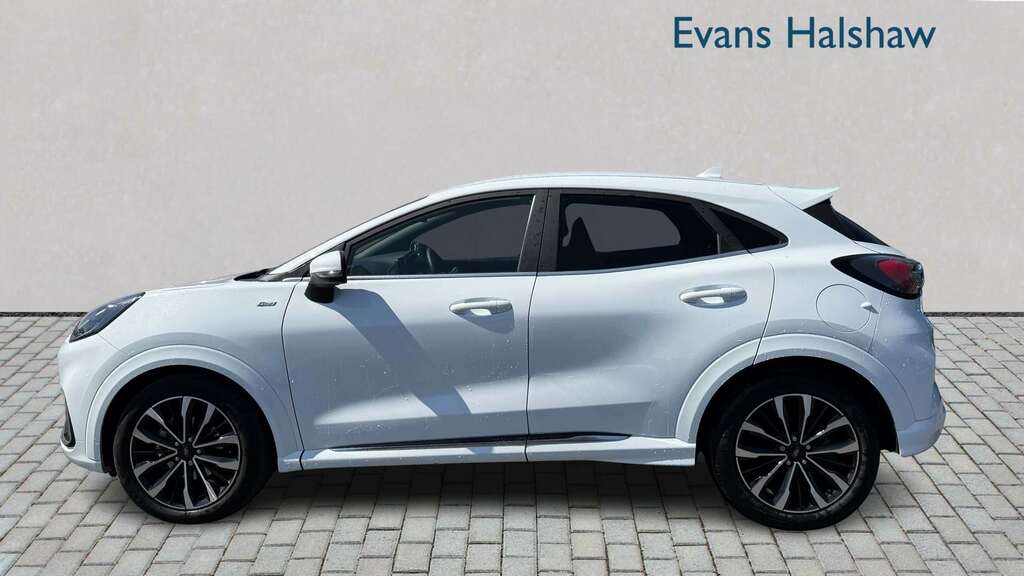 Ford Puma 1.0 Ecoboost Hybrid Mhev 155 St-line Vignale 2 YY72VOB White #4