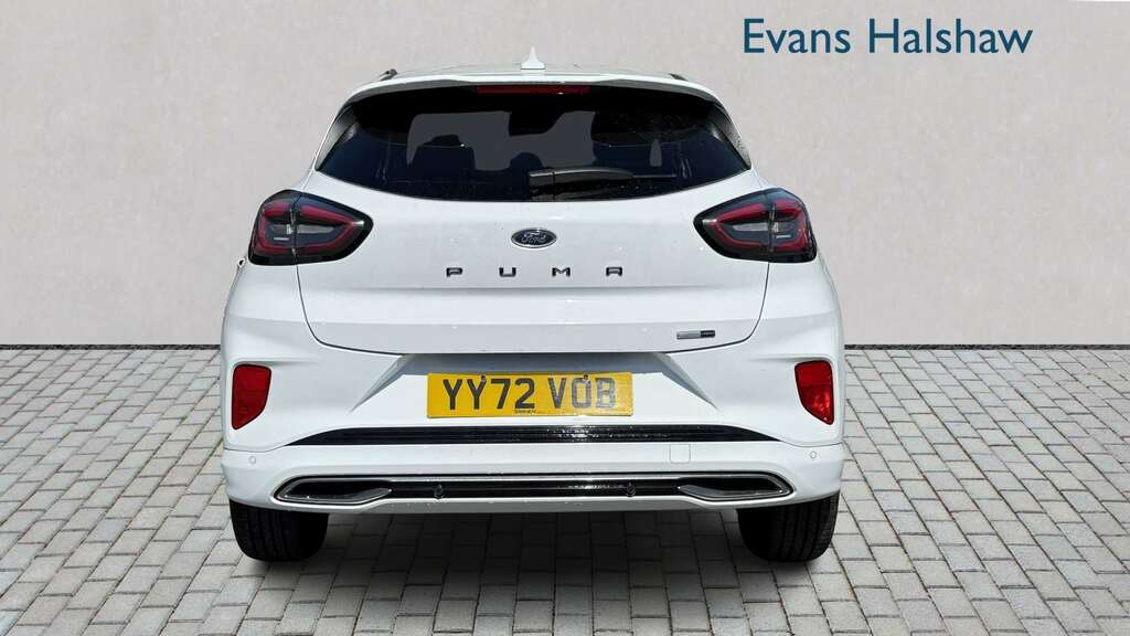 Ford Puma 1.0 Ecoboost Hybrid Mhev 155 St-line Vignale 2 YY72VOB White #5
