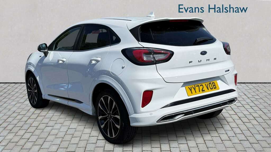 Ford Puma 1.0 Ecoboost Hybrid Mhev 155 St-line Vignale 2 YY72VOB White #2